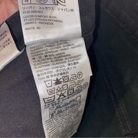 Levi’s 511 Black 34x32 Jeans - Picture 3 of 5